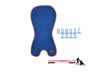 Wkładka do fotelika rowerowego - sky blue - Simple Wool 