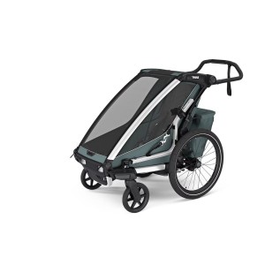 Przyczepka rowerowa dla dziecka, pojedyncza - Thule Chariot Cross 2 single G3 - Dark Slate 