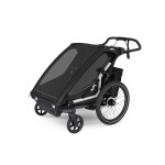 Przyczepka rowerowa dla dziecka, podwójna - Thule Chariot Sport 2 double  G3 - Black