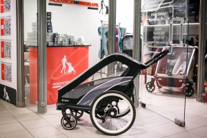 Cybex Zeno Bike All Black pojedyncza przyczepka rowerowa