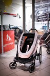 Cybex Zeno Bike Silver Pink pojedyncza przyczepka rowerowa