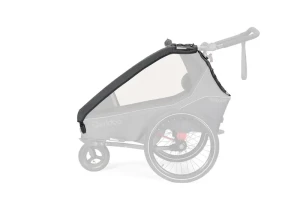 Poszycie górne (folia przeciwdeszczowa i moskitiera)  Qeridoo Kidgoo 1 Steel Grey