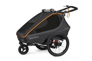 Qeridoo Kidgoo 2 Pro Gen 2 FIDLOCK Edition podwójna przyczepka rowerowa